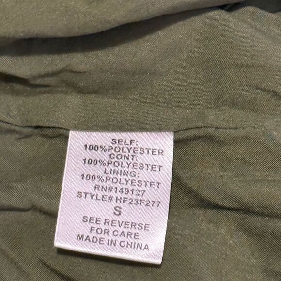 NEW HYFVE Olive Bomber Jacket - Picture 8 of 9